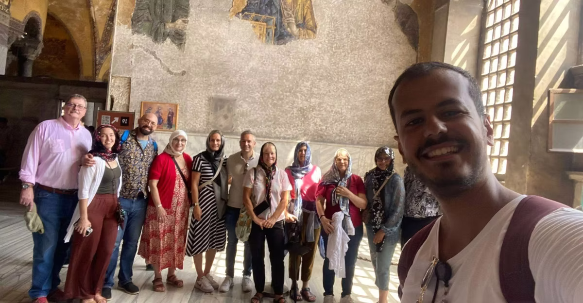 Hagia Sophia dress code requirements for visitors